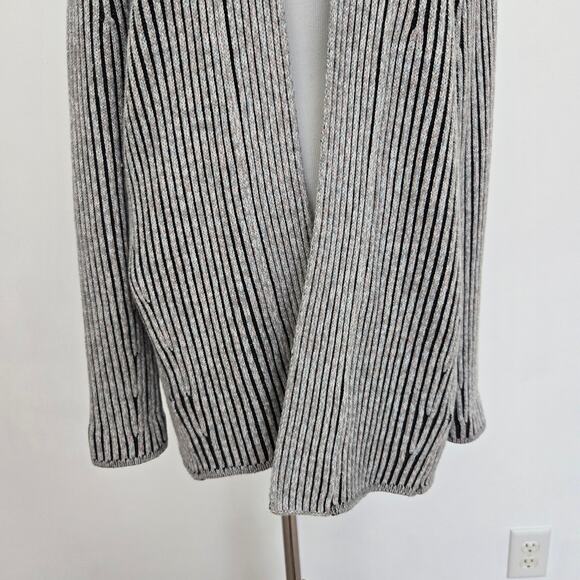 Lululemon Cotton-Cashmere Blend Sweater Wrap Ribbed Open Cozy Women 6 - Picture 6 of 13